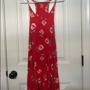 Red Floral Dress